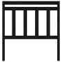 Solid black pine wood bed headboard 96x4x100 cm by vidaXL, Headboards and footboards - Ref: Foro24-814078, Price: 20,50 €, Di...