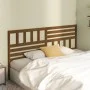 Honey brown solid pine wood bed headboard 206x4x100 cm by vidaXL, Headboards and footboards - Ref: Foro24-814167, Price: 73,4...