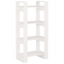 Weißes Massivholzregal/Raumteiler 60x35x125 cm von vidaXL, Bücherregale und Regale - Ref: Foro24-813885, Preis: 53,43 €, Raba...