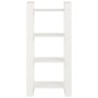 Weißes Massivholzregal/Raumteiler 60x35x125 cm von vidaXL, Bücherregale und Regale - Ref: Foro24-813885, Preis: 53,43 €, Raba...