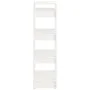 Weißes Massivholzregal/Raumteiler 60x35x125 cm von vidaXL, Bücherregale und Regale - Ref: Foro24-813885, Preis: 52,93 €, Raba...