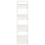 Weißes Massivholzregal/Raumteiler 60x35x125 cm von vidaXL, Bücherregale und Regale - Ref: Foro24-813885, Preis: 53,43 €, Raba...