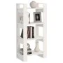 White solid wood shelf/space divider 60x35x125 cm by vidaXL, Bookcases and shelves - Ref: Foro24-813885, Price: 53,43 €, Disc...