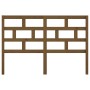 Honey brown solid pine wood bed headboard 141x4x100 cm by vidaXL, Headboards and footboards - Ref: Foro24-814192, Price: 56,3...