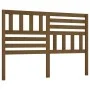 Honey brown solid pine wood bed headboard 166x4x100 cm by vidaXL, Headboards and footboards - Ref: Foro24-814157, Price: 67,1...