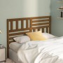 Honey brown solid pine wood bed headboard 166x4x100 cm by vidaXL, Headboards and footboards - Ref: Foro24-814157, Price: 67,9...