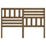 Honey brown solid pine wood bed headboard 166x4x100 cm by vidaXL, Headboards and footboards - Ref: Foro24-814157, Price: 67,9...