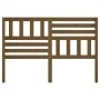 Honey brown solid pine wood bed headboard 166x4x100 cm by vidaXL, Headboards and footboards - Ref: Foro24-814157, Price: 67,1...