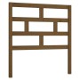 Honey brown solid pine wood bed headboard 106x4x100 cm by vidaXL, Headboards and footboards - Ref: Foro24-814182, Price: 42,0...