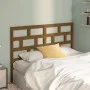 Honey brown solid pine wood bed headboard 146x4x100 cm by vidaXL, Headboards and footboards - Ref: Foro24-814197, Price: 48,5...