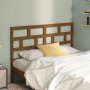 Honey brown solid pine wood bed headboard 146x4x100 cm by vidaXL, Headboards and footboards - Ref: Foro24-814197, Price: 56,5...