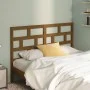Honey brown solid pine wood bed headboard 146x4x100 cm by vidaXL, Headboards and footboards - Ref: Foro24-814197, Price: 48,5...
