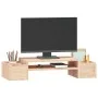 Monitorständer aus massivem Kiefernholz 70x27,5x15 cm von vidaXL, Computersockel und -erhöhungen - Ref: Foro24-813964, Preis:...