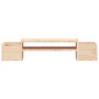 Solid pine wood monitor stand 70x27.5x15 cm by vidaXL, Computer bases and risers - Ref: Foro24-813964, Price: 31,17 €, Discou...