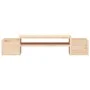 Solid pine wood monitor stand 70x27.5x15 cm by vidaXL, Computer bases and risers - Ref: Foro24-813964, Price: 30,72 €, Discou...