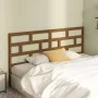 Cabecero de cama madera maciza de pino marrón miel 186x4x100 cm de vidaXL, Cabeceros y pies de cama - Ref: Foro24-814212, Pre...