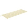 Banco Batavia cojín color crema madera maciza de teca 150 cm de vidaXL, Bancos de jardín - Ref: Foro24-3100843, Precio: 242,3...