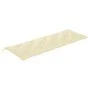 Batavia bench cream cushion solid teak wood 150 cm by vidaXL, garden benches - Ref: Foro24-3100843, Price: 242,39 €, Discount: %