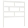 Bettkopfteil aus massivem weißem Kiefernholz, 96 x 4 x 100 cm von vidaXL, Kopf- und Fußteile - Ref: Foro24-814175, Preis: 39,...