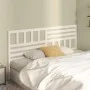 Solid white pine wood bed headboard 186x4x100 cm by vidaXL, Headboards and footboards - Ref: Foro24-814160, Price: 61,30 €, D...