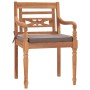 Garten-Essgruppe 5-teilig und Kissen aus massivem Teakholz von vidaXL, Gartensets - Ref: Foro24-3100791, Preis: 741,84 €, Rab...