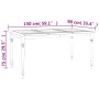Garten-Essgruppe 5-teilig und Kissen aus massivem Teakholz von vidaXL, Gartensets - Ref: Foro24-3100791, Preis: 741,84 €, Rab...