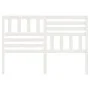 Solid white pine wood bed headboard 166x4x100 cm by vidaXL, Headboards and footboards - Ref: Foro24-814155, Price: 49,68 €, D...