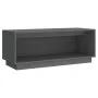 TV-Schrank aus massivem Kiefernholz, grau, 90 x 35 x 35 cm von vidaXL, TV-Möbel - Ref: Foro24-813831, Preis: 49,79 €, Rabatt: %