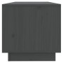 TV-Schrank aus massivem Kiefernholz, grau, 90 x 35 x 35 cm von vidaXL, TV-Möbel - Ref: Foro24-813831, Preis: 50,42 €, Rabatt: %