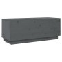 TV-Schrank aus massivem Kiefernholz, grau, 90 x 35 x 35 cm von vidaXL, TV-Möbel - Ref: Foro24-813831, Preis: 50,42 €, Rabatt: %