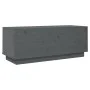 TV-Schrank aus massivem Kiefernholz, grau, 90 x 35 x 35 cm von vidaXL, TV-Möbel - Ref: Foro24-813831, Preis: 49,79 €, Rabatt: %