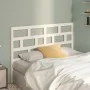 Solid white pine wood bed headboard 146x4x100 cm by vidaXL, Headboards and footboards - Ref: Foro24-814195, Price: 41,62 €, D...