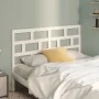 Bettkopfteil aus massivem weißem Kiefernholz, 146 x 4 x 100 cm von vidaXL, Kopf- und Fußteile - Ref: Foro24-814195, Preis: 41...