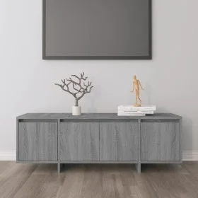 Sonoma gray plywood TV cabinet 120x30x40.5 cm by vidaXL, TV Furniture - Ref: Foro24-813051, Price: 66,78 €, Discount: %