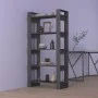 Solid wood gray shelf/space divider 80x35x160 cm by vidaXL, Bookcases and shelves - Ref: Foro24-813911, Price: 83,07 €, Disco...
