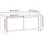 Oak brown engineered wood coffee table 90x50x41.5 cm by vidaXL, Coffee table - Ref: Foro24-813031, Price: 45,12 €, Discount: %