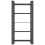 Massivholz Bücherregal/Raumteiler grau 80x35x160 cm von vidaXL, Bücherregale und Regale - Ref: Foro24-813911, Preis: 84,00 €,...