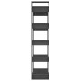 Solid wood gray shelf/space divider 80x35x160 cm by vidaXL, Bookcases and shelves - Ref: Foro24-813911, Price: 84,00 €, Disco...