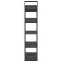 Solid wood gray shelf/space divider 80x35x160 cm by vidaXL, Bookcases and shelves - Ref: Foro24-813911, Price: 83,07 €, Disco...