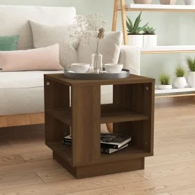 Mesa de centro madera contrachapada roble marrón 40x40x43 cm de vidaXL, Mesas de centro - Ref: Foro24-813091, Precio: 33,30 €...