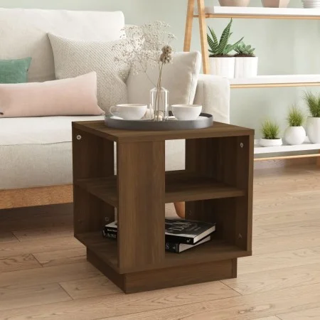 Couchtisch aus braunem Eichensperrholz, 40 x 40 x 43 cm von vidaXL, Couchtisch - Ref: Foro24-813091, Preis: 33,57 €, Rabatt: %