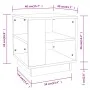 Couchtisch aus braunem Eichensperrholz, 40 x 40 x 43 cm von vidaXL, Couchtisch - Ref: Foro24-813091, Preis: 33,57 €, Rabatt: %