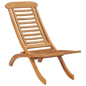 Klappbarer Gartenstuhl aus massivem Teakholz 50x90x69 cm von vidaXL, Gartenstühle - Ref: Foro24-319163, Preis: 149,64 €, Raba...