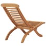 Klappbarer Gartenstuhl aus massivem Teakholz 50x90x69 cm von vidaXL, Gartenstühle - Ref: Foro24-319163, Preis: 152,41 €, Raba...