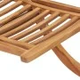 Silla de jardín plegable madera maciza de teca 50x90x69 cm de vidaXL, Sillas de jardín - Ref: Foro24-319163, Precio: 149,64 €...