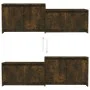 TV-Schrank aus geräuchertem Eichenholzwerkstoff, 146,5 x 35 x 50 cm von vidaXL, TV-Möbel - Ref: Foro24-813026, Preis: 46,49 €...