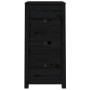 Sideboards 2 pcs solid black pine wood 40x35x80 cm by vidaXL, Sideboards - Ref: Foro24-813748, Price: 121,23 €, Discount: %