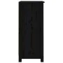 Sideboards 2 Stück aus massivem schwarzem Kiefernholz 40x35x80 cm von vidaXL, Sideboards - Ref: Foro24-813748, Preis: 119,90 ...