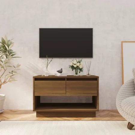 Mueble de TV de madera de ingeniería marrón roble 70x41x44 cm de vidaXL, Muebles TV - Ref: Foro24-812977, Precio: 55,44 €, De...