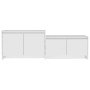 Hochglanzweißer TV-Schrank aus Sperrholz, 146,5 x 35 x 50 cm von vidaXL, TV-Möbel - Ref: Foro24-809815, Preis: 58,15 €, Rabat...